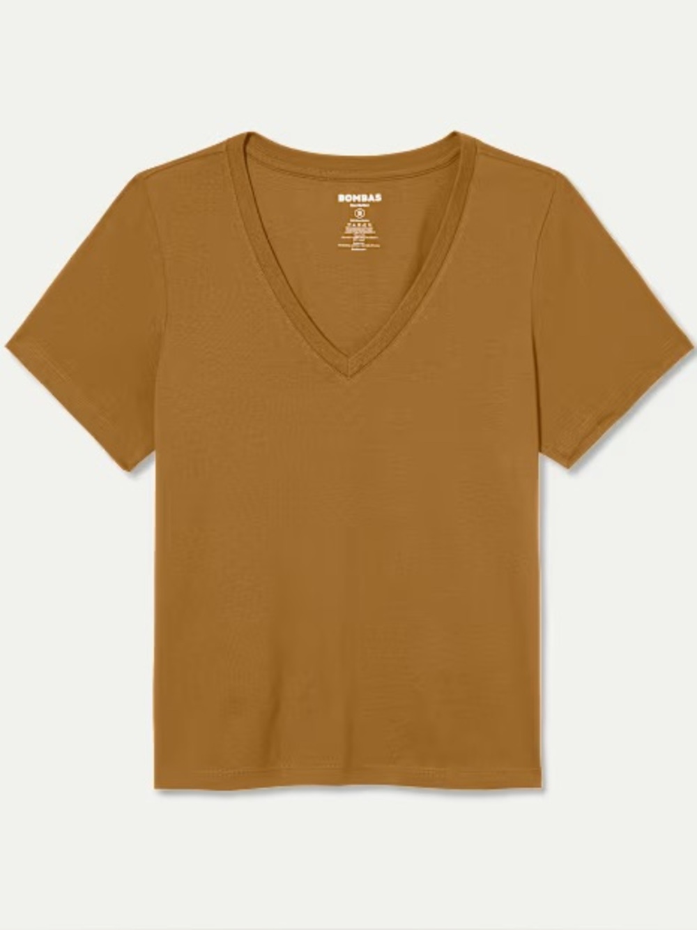 BOMBAS Women's Pima Cotton V-Neck T-Shirt